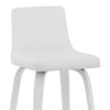 Charlotte Kitchen Stool White