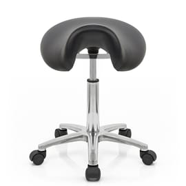 Deluxe Saddle Stool Black