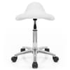 Deluxe Saddle Stool White