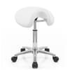 Deluxe Saddle Stool White