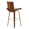 Harper Bar Stool Walnut & Cream