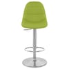 Ferrero Brushed Steel Bar Stool Green