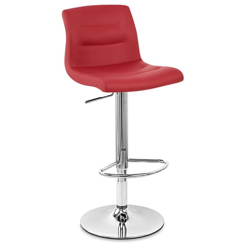 Paradis Bar Stool Red