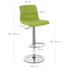 Paradis Bar Stool Green