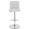 Grid Bar Stool White