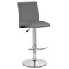 Deluxe High Back Stool Grey