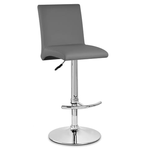 Deluxe High Back Stool Grey