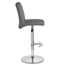 Deluxe High Back Stool Grey