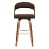 Alicia Walnut Bar Stool Brown