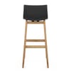 Drift Oak & Black Bar Stool