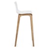 Drift Oak & White Bar Stool