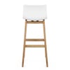 Drift Oak & White Bar Stool