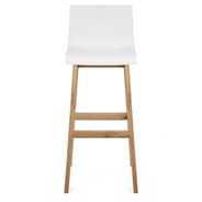 Drift Oak & White Bar Stool