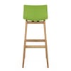 Drift Oak & Green Bar Stool