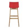 Drift Oak & Red Bar Stool