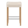 Otis Oak Bar Stool Cream