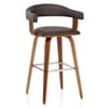 Ontario Walnut Bar Stool Brown