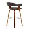 Ontario Walnut Bar Stool Brown