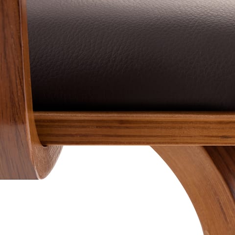 Ontario Walnut Bar Stool Brown