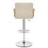 Burton Oak Bar Stool Cream