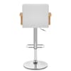 Burton Oak Bar Stool White