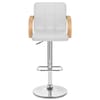 Burton Oak Bar Stool White