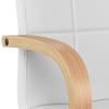 Burton Oak Bar Stool White