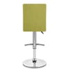 Deluxe High Back Stool Green Fabric