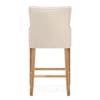 Magna Oak & Cream Faux Leather Stool