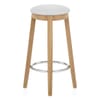 Ikon Kitchen Stool Oak & White