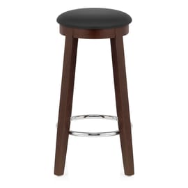 Ikon Kitchen Stool Walnut & Black