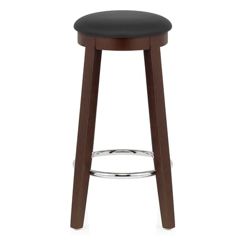 Ikon Kitchen Stool Walnut & Black