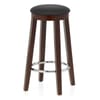 Ikon Kitchen Stool Walnut & Black
