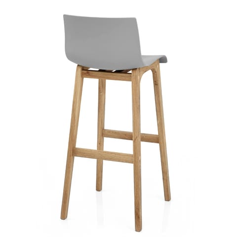 Drift Oak & Light Grey Bar Stool