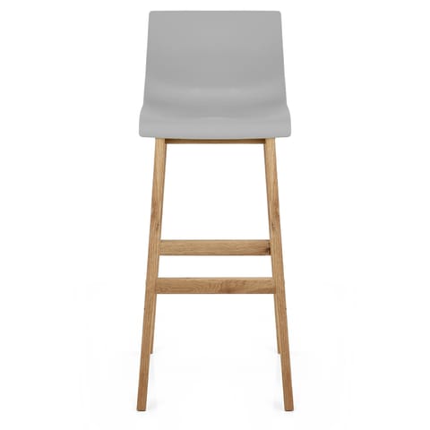 Drift Oak & Light Grey Bar Stool