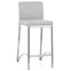 Leah Brushed Stool Grey