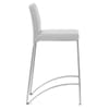 Leah Brushed Stool Grey