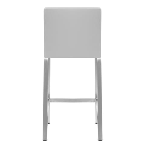 Leah Brushed Stool Grey