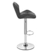 Diamond Bar Stool Grey