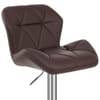 Diamond Bar Stool Brown