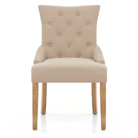 Verdi Chair Oak & Beige