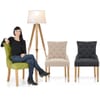 Verdi Chair Oak & Beige