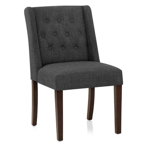 Chatsworth Walnut Dining Chair Charcoal