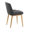 Jersey Dining Chair Oak & Charcoal