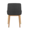 Jersey Dining Chair Oak & Charcoal