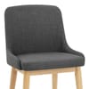 Jersey Dining Chair Oak & Charcoal