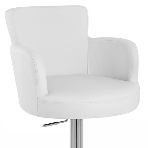 Chateau Brushed Bar Stool White