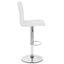 Criss Cross Bar Stool White