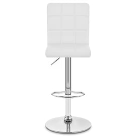 Criss Cross Bar Stool White