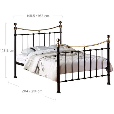 Elizabeth Metal Bed Dimensions